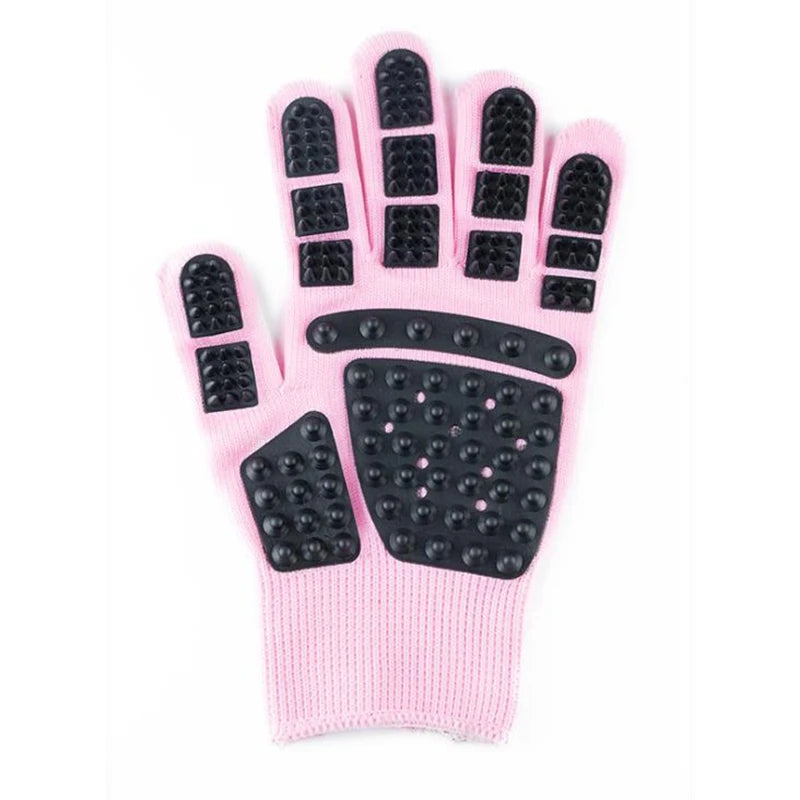 Vachtborstel-handschoen