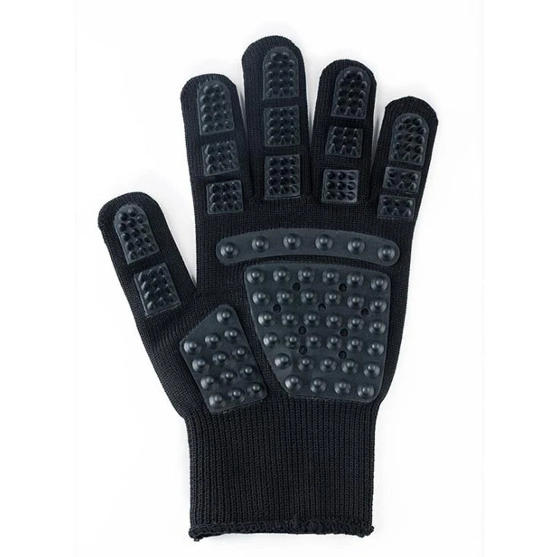 Vachtborstel-handschoen