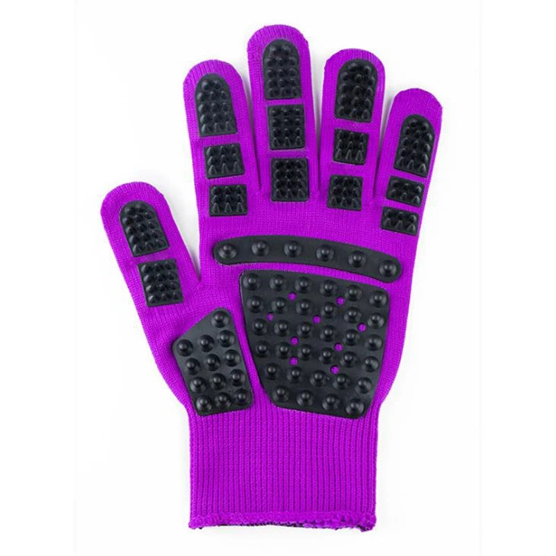 Vachtborstel-handschoen